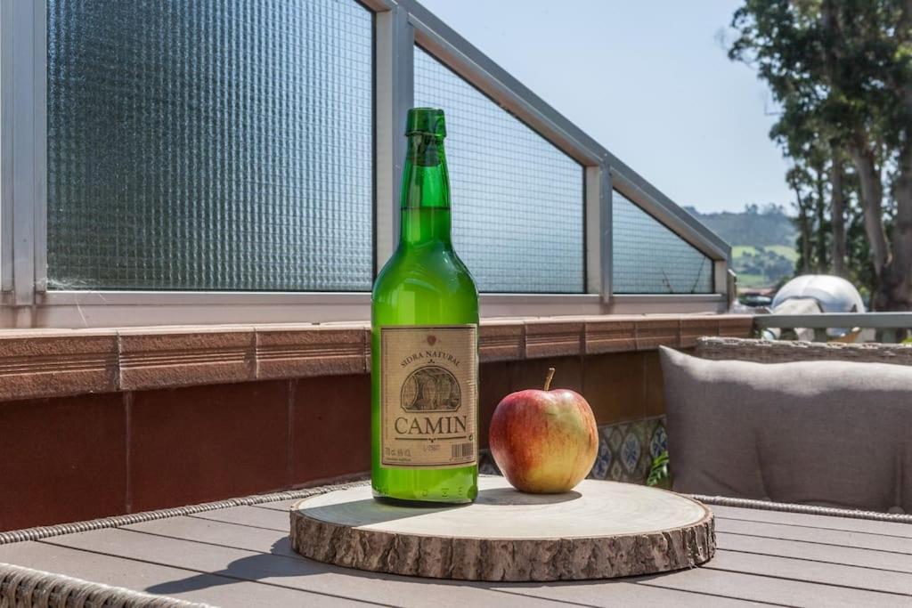 比利亚维西奥萨Coastal Experience In Asturias - Terrace & Views公寓 外观 照片